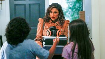 I Feel Bad TV Series: Emet walking in from work to deal with what's going on at home. 