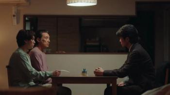 Ignite TV Show: Ryo Uzaki speaks with two clients as they sit at a table together