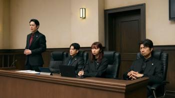 Ignite TV Show: Ryo and the law firm team sit at their lawyers’ desk during a case