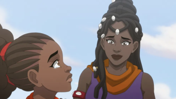 Iyanu: Age of Wonders TV show screenshot 2: Iyanu learns the history of her family and her people