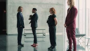 Kill Jackie TV show screenshot 3: a clandestine meeting of stylish assassins