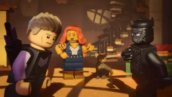 Lego Marvel Avengers Strange Tails TV Show: Hawkeye and Black Panther get help from Tigra