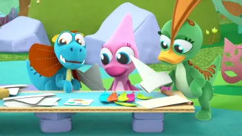 L'il Stompers TV: Chase, Breezy and DeeDee making paper airplanes