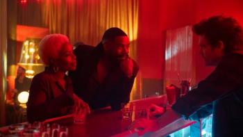 The Madness TV show screenshot 2: Daniels and his estranged wife interrogate a bartender