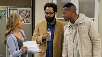 Marlon TV Show: Ashley, Stevie, and Marlon. 