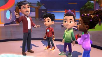 Marvel's Iron Man and His Awesome Friends TV Show: Tony, Riri, and Amadeus