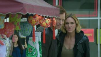 Medical Police TV Series: Owen (Rob Huebel) and Lola (Erinn Hayes) on a stakeout