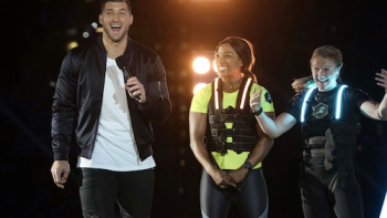 Million Dollar Mile TV Series: After a race. 