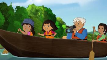 Molly's Epic Adventures TV: In New Jersey, Molly, and Grandpa are joined by Native Lenape as they canoe down a river stream.