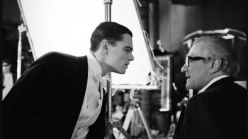 Mr. Scorsese TV show screenshot 2: Leonardo DiCaprio and Martin Scorsese on set