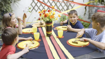 My World Kitchen Series: Sharing a meal with friends. 