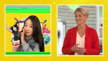 Nick News Kids and the Impact of Climate Change: kid reporter Rory and host Jamie