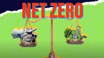 Nick News Kids and the Impact of Climate Change: net zero emissions graphic