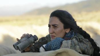 No Man's Land TV Show: Sarya (Souheila Yacoub) is a member of the YPJ