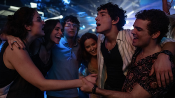 Now & Then TV show: Celebrating the end of college. 