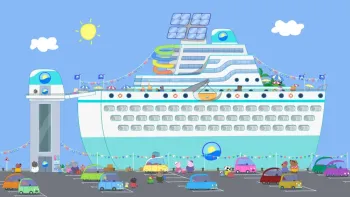 Peppa Pig Cruise Special TV: Peppa and family see the Cruise Ship