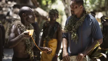 Pole to Pole with Will Smith TV show screenshot 1: A local man from the Phillipines teaches Will Smith about their culture.