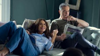 Run Away TV show screenshot 3: Ingrid and Simon relax in happier times