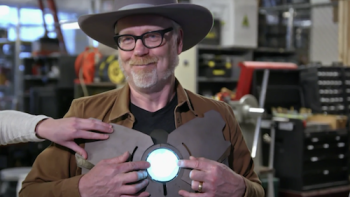 Savage Builds TV Series: Working on the Iron Man suit. 