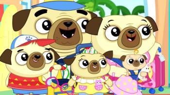 Chip and her family.
