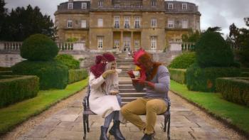 Sexy Beasts TV Show: A witch and a rooster have a tea date in London