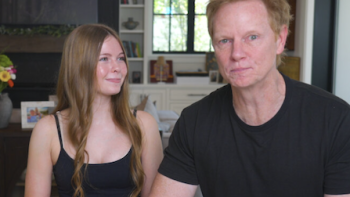 Salish and Jordan Matter TV show screenshot 2: Shalish and Jordan stand together wearing black. 