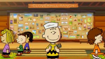 Snoopy Presents A Summer Musical TV show screenshot 1: Charlie Brown and friends perform on the camp stage