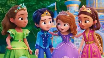 Sofia the First Royal Magic TV Show: Sofia and friends Zane, Layla, and Camila