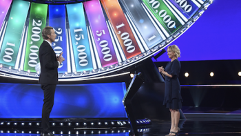 Spin the Wheel TV Series: Getting ready to spin. 