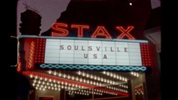 Stax: Soulsville U.S.A. TV show screenshot 1: the original Stax billboard reads "Soulsville U.S.A."