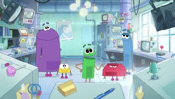 Storybots: Answer Time TV Show: the bots in the command center