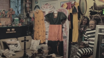 Swap Shop TV Show: A room full of collectibles. 