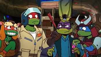 Tales of the Teenage Mutant Ninja Turtles TV Show: the turtles wear silly disguises