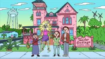 TTeenage Euthanasia  TV Show: he Fantasy family and Tender Endings Funeral Home.