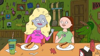 Teenage Euthanasia  TV Show: Trophy and Annie from Teenage Euthanasia.