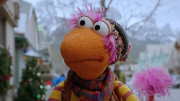 The First Snow of Fraggle Rock TV Show: Gobo walks through 'outer space' aka the human world