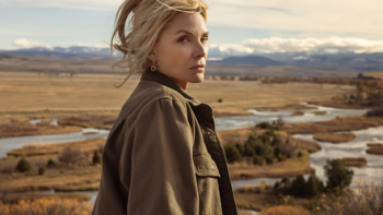 The Madison TV show screenshot 1: Stacy Clyburn looking out at Madison River Valley