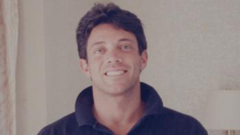 The Real Wolf of Wall Street TV show screenshot: Smiling close up of Jordan Belfort.