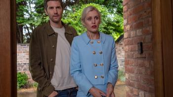 The Stolen Girl TV show screenshot 1: Jim Sturgess and Denise Gough. 