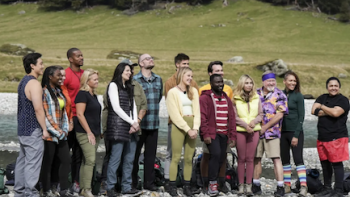 The Summit TV show screenshot 1: The sixteen contetants stand together. 