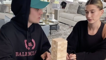 The Biebers on Watch TV Show: The couple plays a game