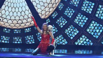 The Big Stage TV Series: A dog routine. 