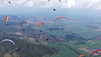The Outdoor Sports Show TV Series: Paragliding competition over Colombia. 