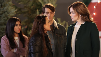 Trish and Diane argue. 