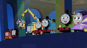 Thomas & Friends Sodor Sings Together TV: Thomas and friends take the stage at Sodor festival. Bruno, Diesel, Percy, Nia, Sandy and Kana are there.