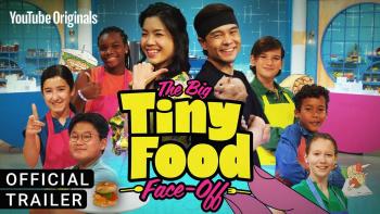 The Big Tiny Food Face-Off Cast.