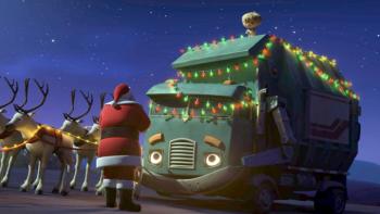 A Trash Truck Christmas Television: Scene 1