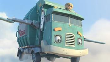 A Trash Truck Christmas Television: Scene 3