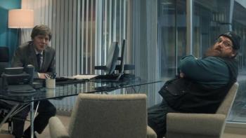 Truth Seekers: Dave (Simon Pegg) gives Gus (Nick Frost) a new partner