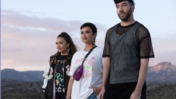 Unidentified With Demi Lovato TV Show: Dallas, Demi, and Matthew. 